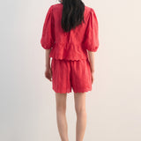 Mango blouse domino in tomato - Image 6