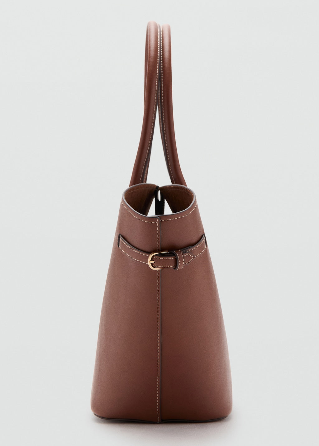Mango shoulder bag capi in leather - Image 3