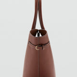 Mango shoulder bag capi in leather - Image 3