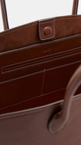 Mango shoulder bag capi in leather - Image 4