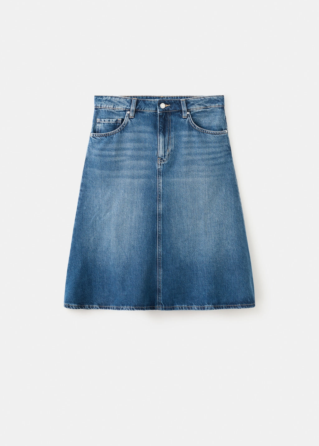 Mango skirt aries in dark denim - Image 2