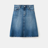 Mango skirt aries in dark denim - Image 2