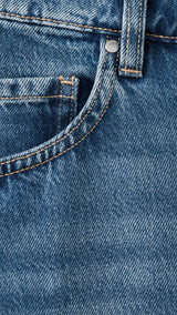 Mango skirt aries in dark denim - Image 3