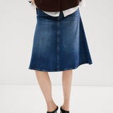 Mango skirt aries in dark denim - Image 4