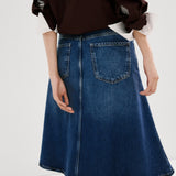 Mango skirt aries in dark denim - Image 5