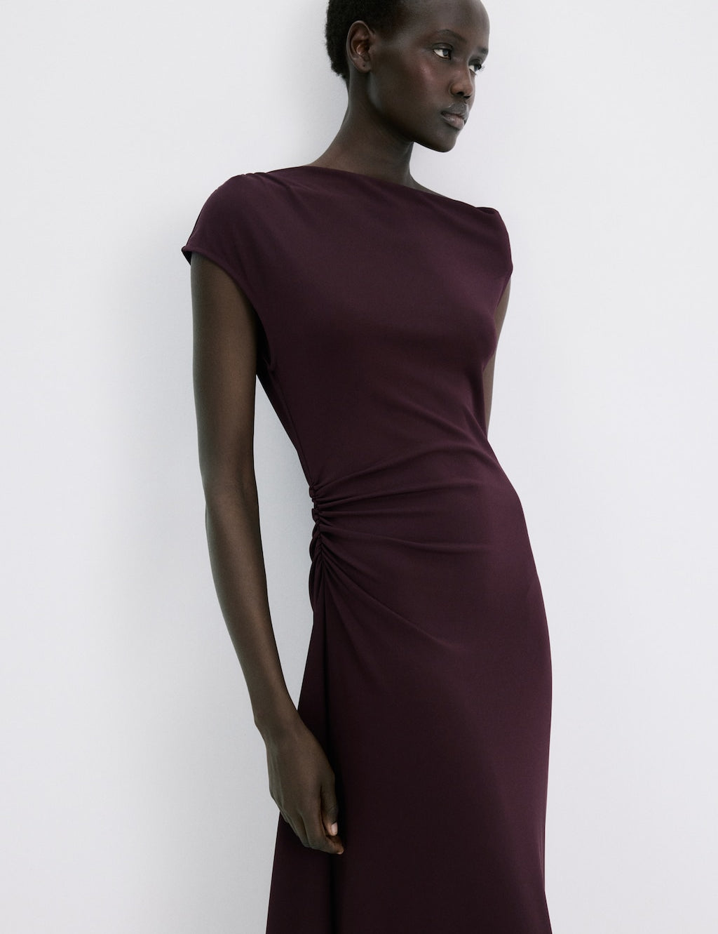 Mango dress arlet in wine - Image 1