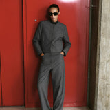 Mango trousers louis in grey-001
