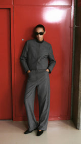 Mango trousers louis in grey-001