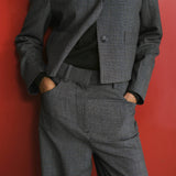 Mango trousers louis in grey-004