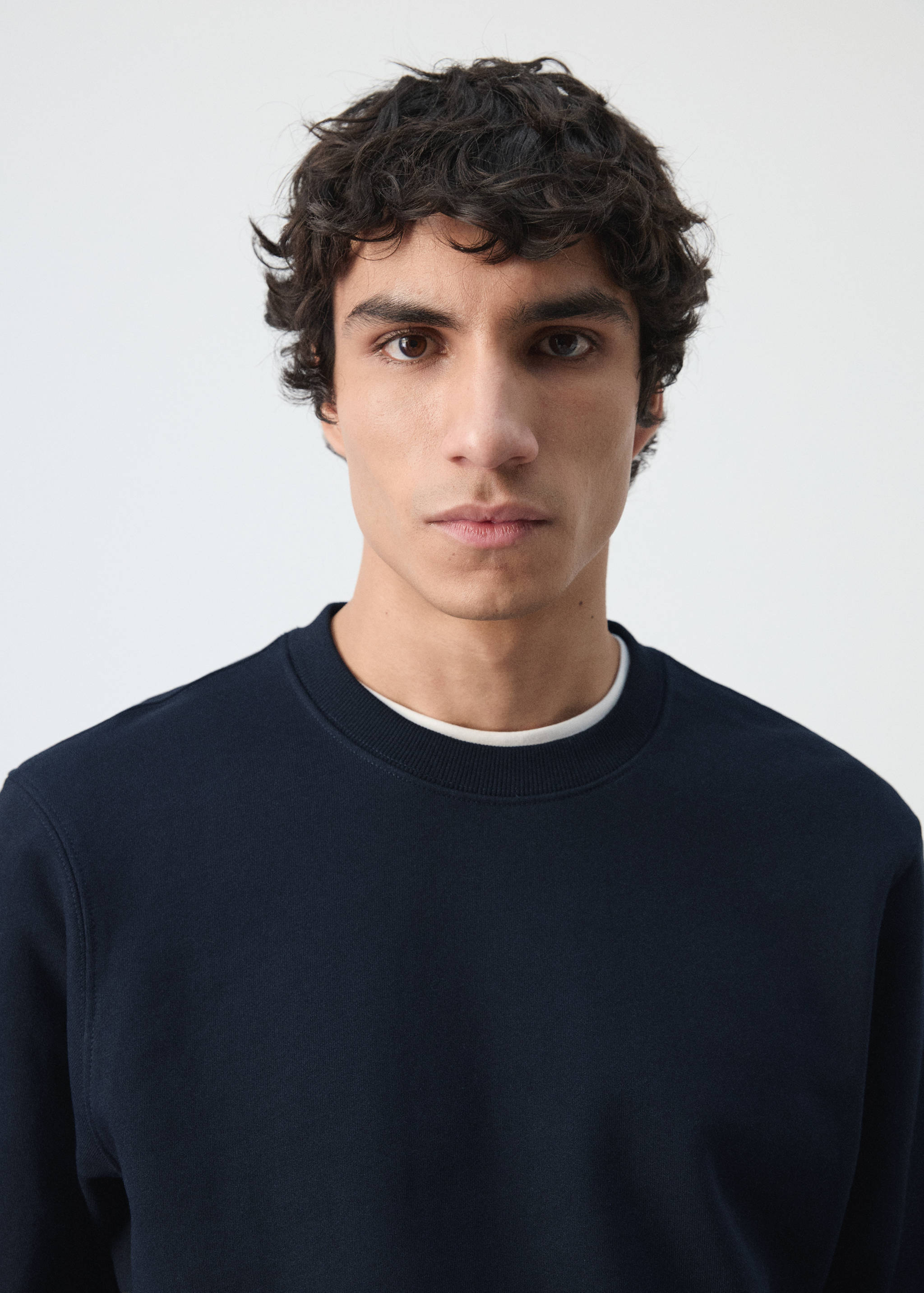 Mango sweatshirt nole in navy-004
