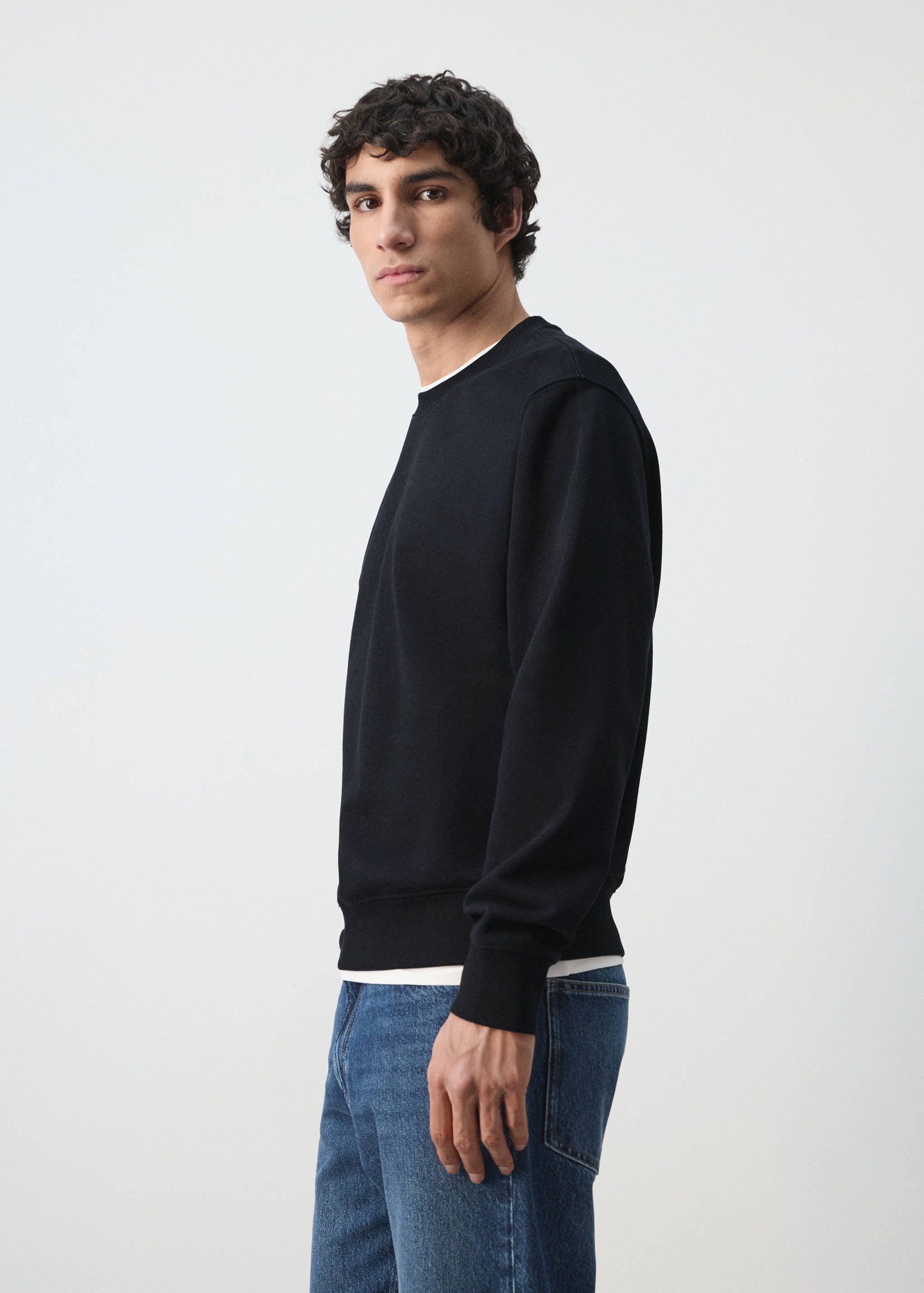 Mango sweatshirt nole in navy-008