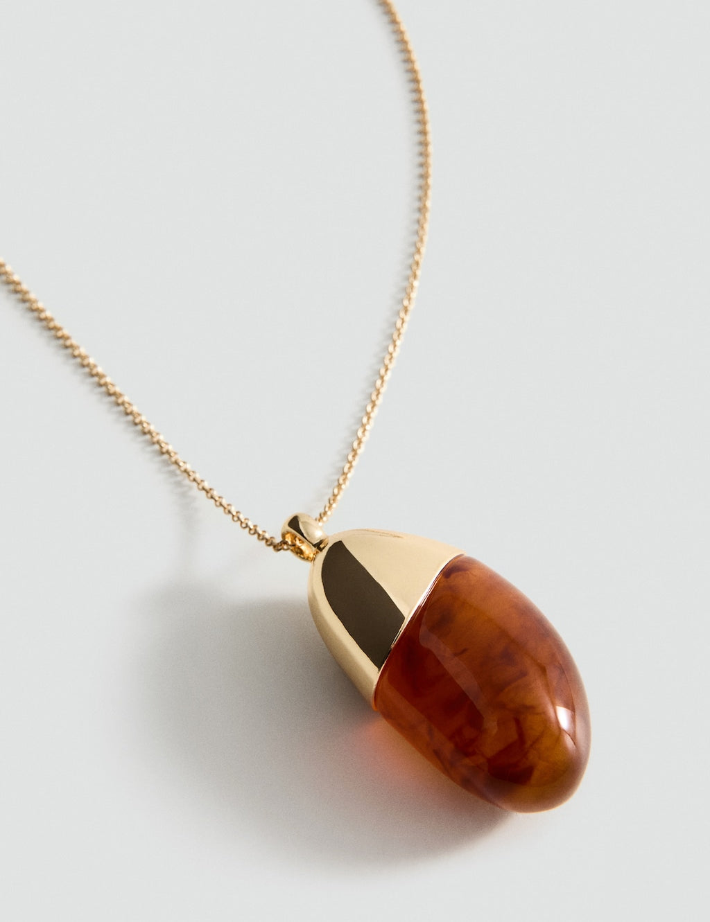 Mango necklace fran in gold - Image 1