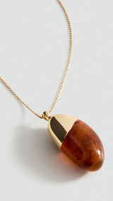 Mango necklace fran in gold - Image 1