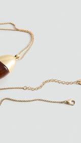 Mango necklace fran in gold - Image 3