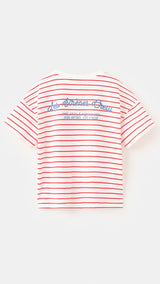 Mango t-shirt mermaid in red - Image 4