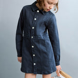 Mango dress andrea in navy - Image 1