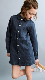 Mango dress andrea in navy - Image 1