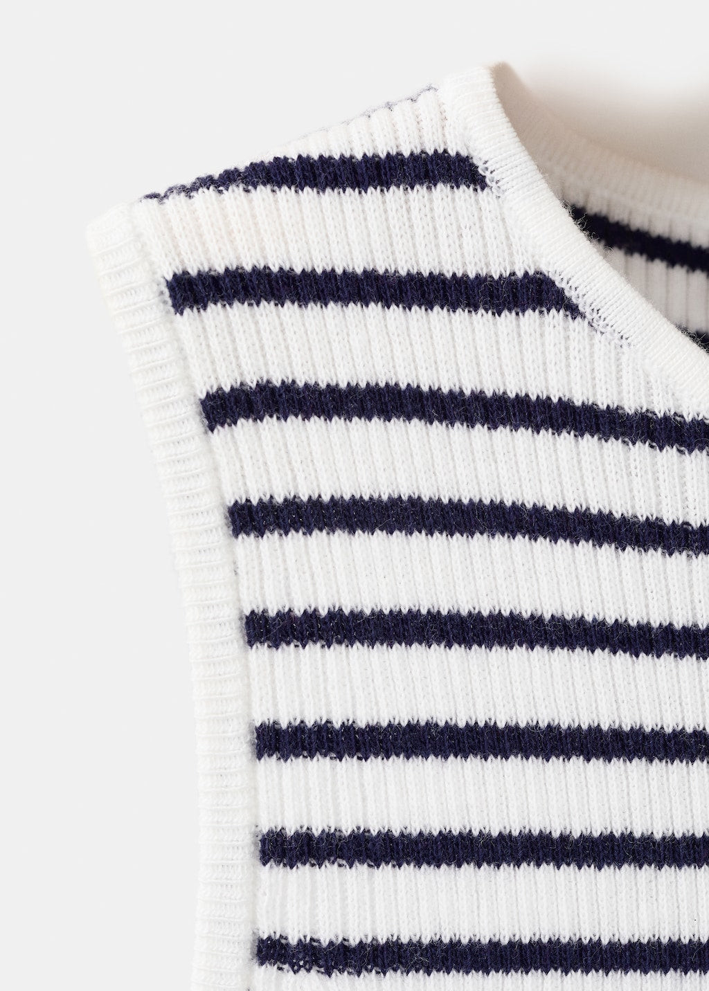 Mango top leat in off white - Image 4