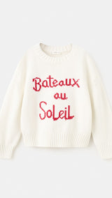 Mango sweater soleil in off white - Image 1