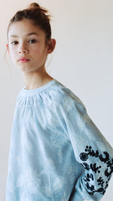 Mango blouse roma in celestial - Image 3