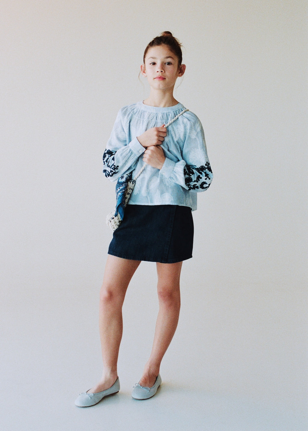Mango blouse roma in celestial - Image 4