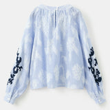Mango blouse roma in celestial - Image 6