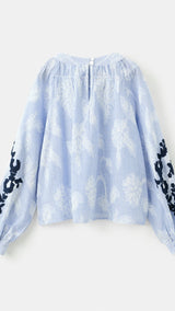Mango blouse roma in celestial - Image 6