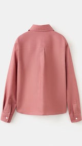 Mango shirt indico in cherry - Image 5