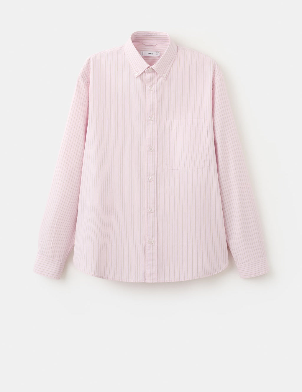 Mango shirt canela in pastel pink - Image 2