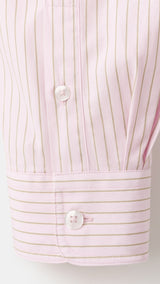 Mango shirt canela in pastel pink - Image 3