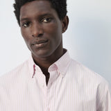 Mango shirt canela in pastel pink - Image 4