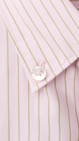 Mango shirt canela in pastel pink - Image 6
