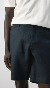 Mango bermudas carp in navy-004