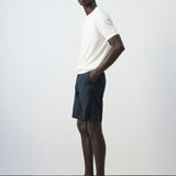 Mango bermudas carp in navy-008