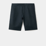 Mango bermudas carp in navy-021