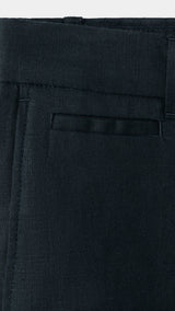 Mango bermudas carp in navy-030