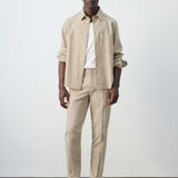 Mango jacket rainier in beige-001