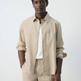 Mango jacket rainier in beige-002