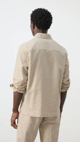 Mango jacket rainier in beige-003