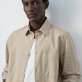 Mango jacket rainier in beige-004