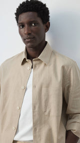 Mango jacket rainier in beige-004