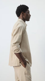Mango jacket rainier in beige-008