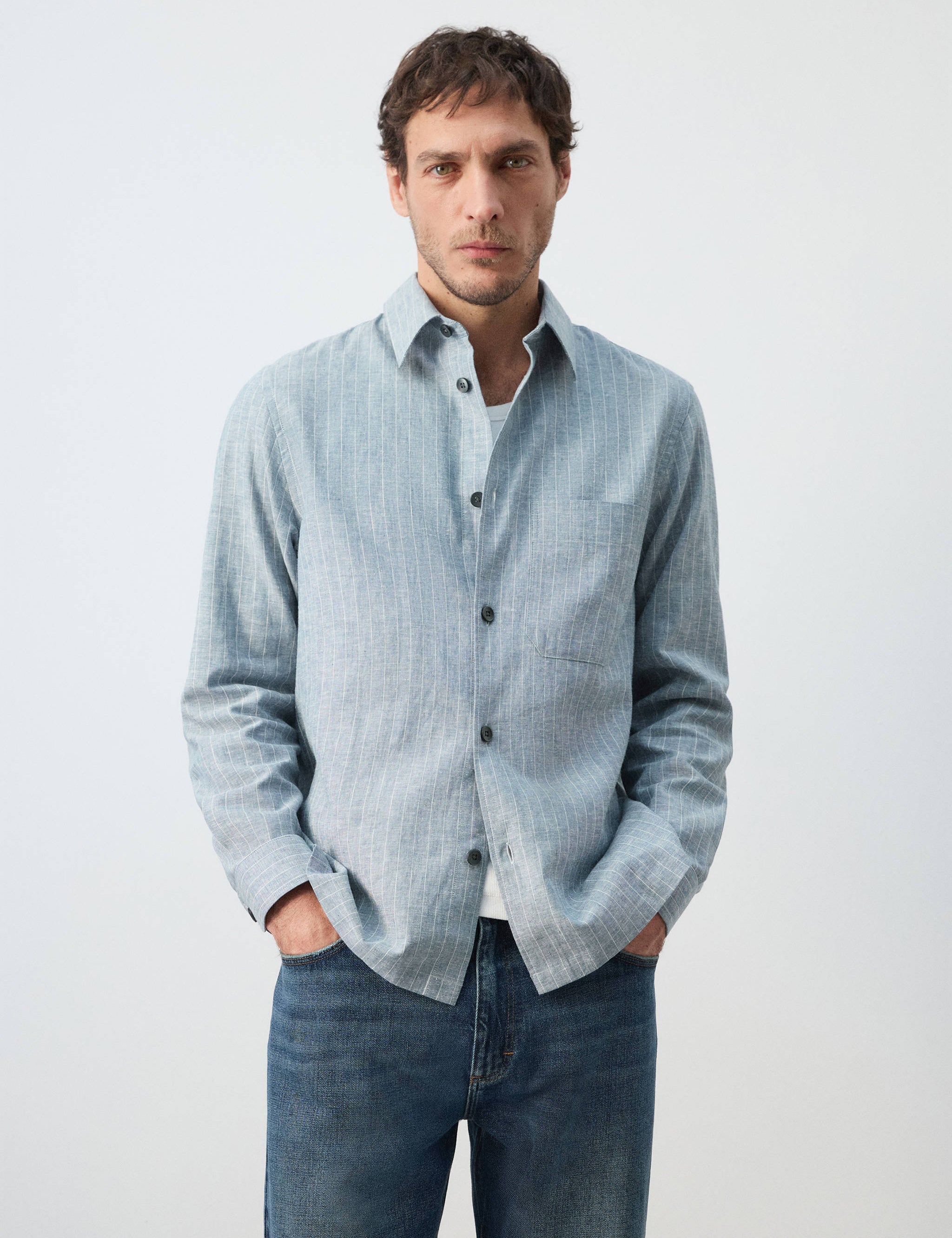 Mango jacket rainier in navy-002