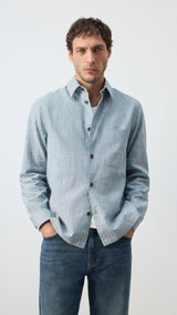Mango jacket rainier in navy-002