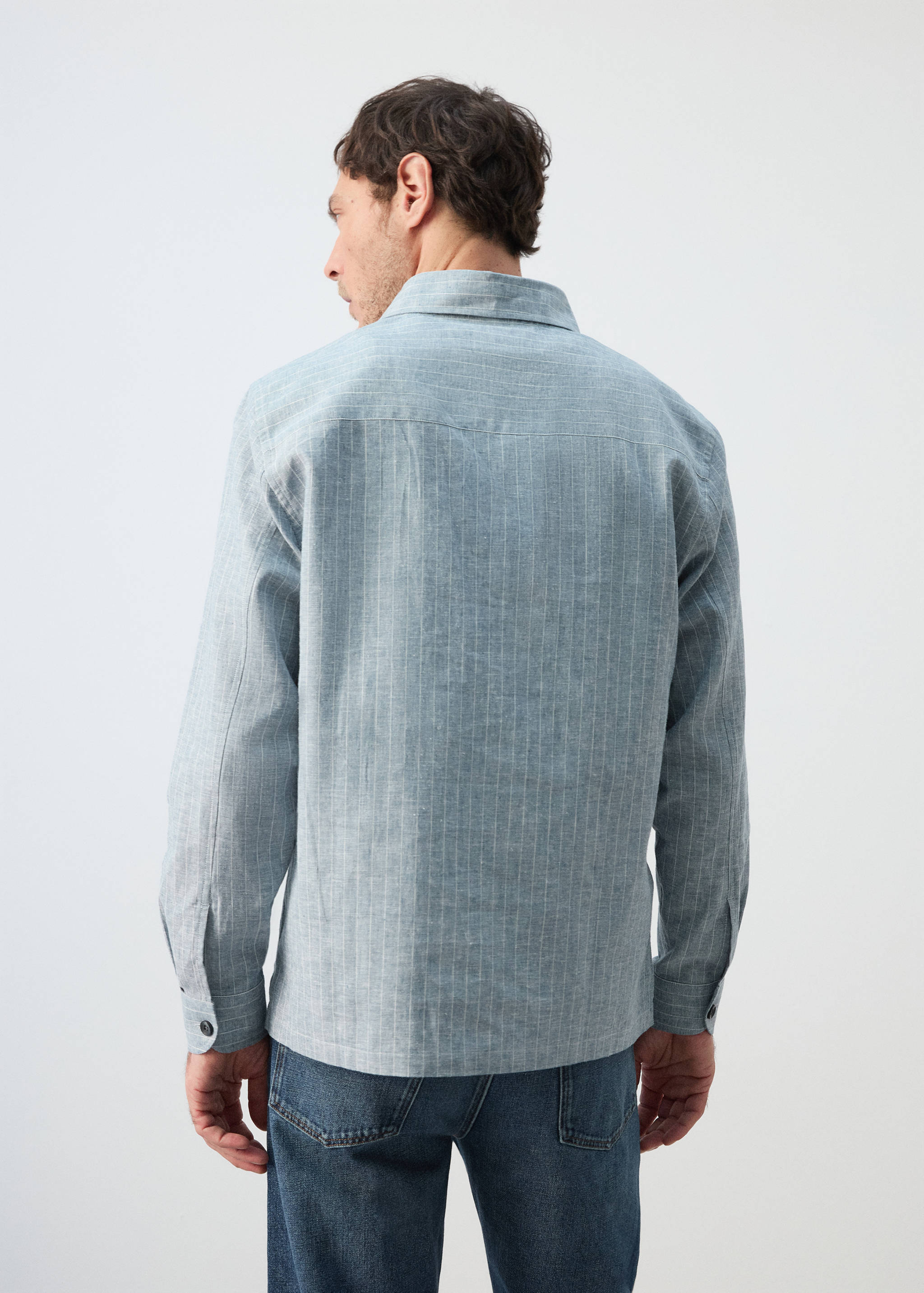 Mango jacket rainier in navy-003