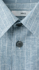 Mango jacket rainier in navy-023