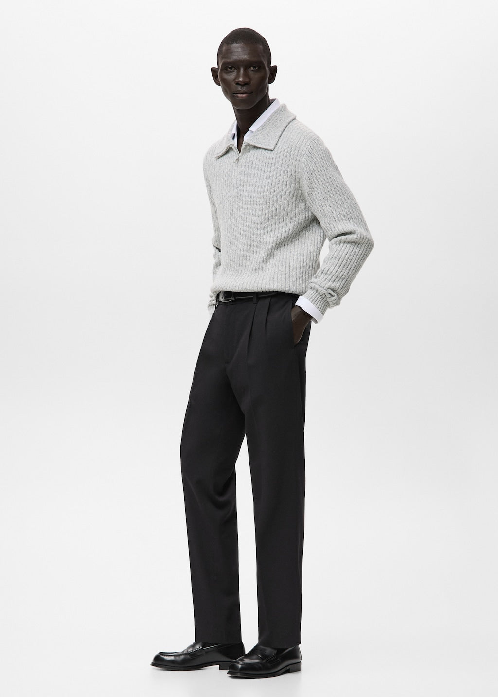 Mango trousers milo in black - Image 5