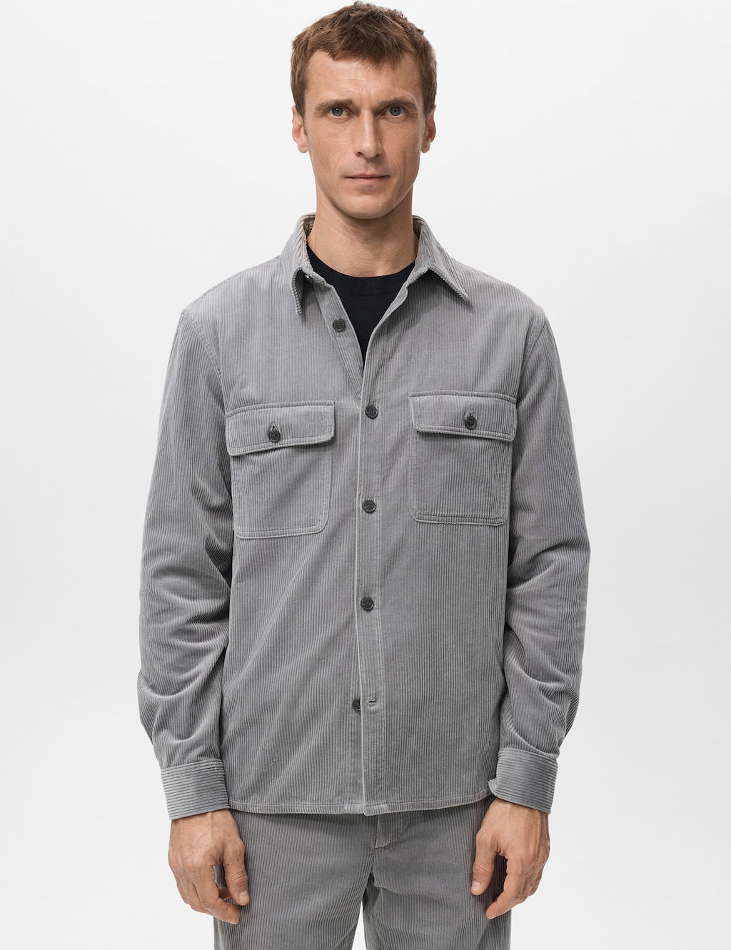 Mango jacket pietro in light vigore grey - Image 1