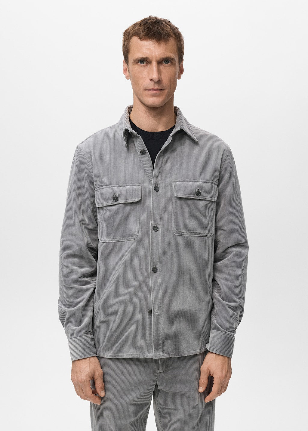 Mango jacket pietro in light vigore grey - Image 1
