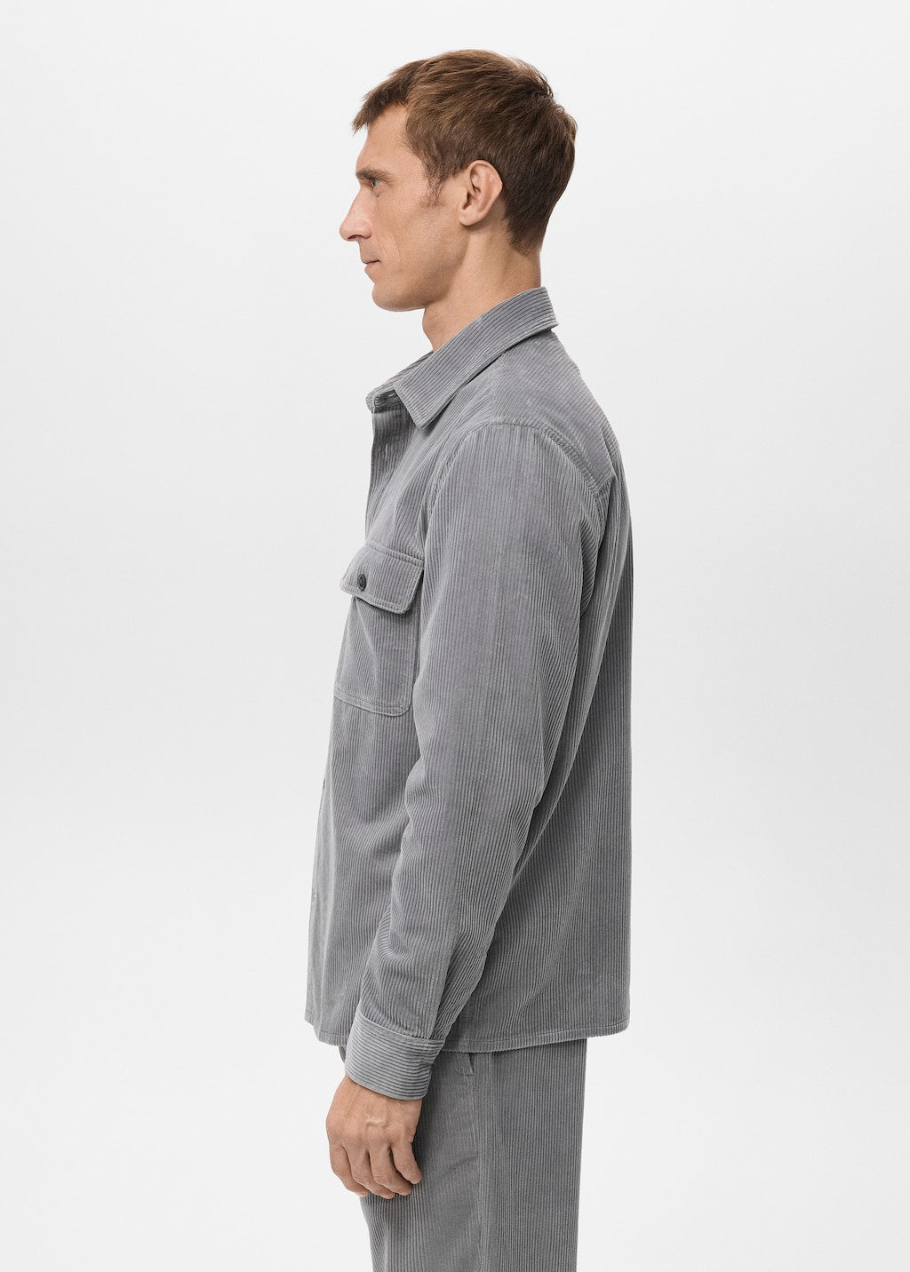 Mango jacket pietro in light vigore grey - Image 5
